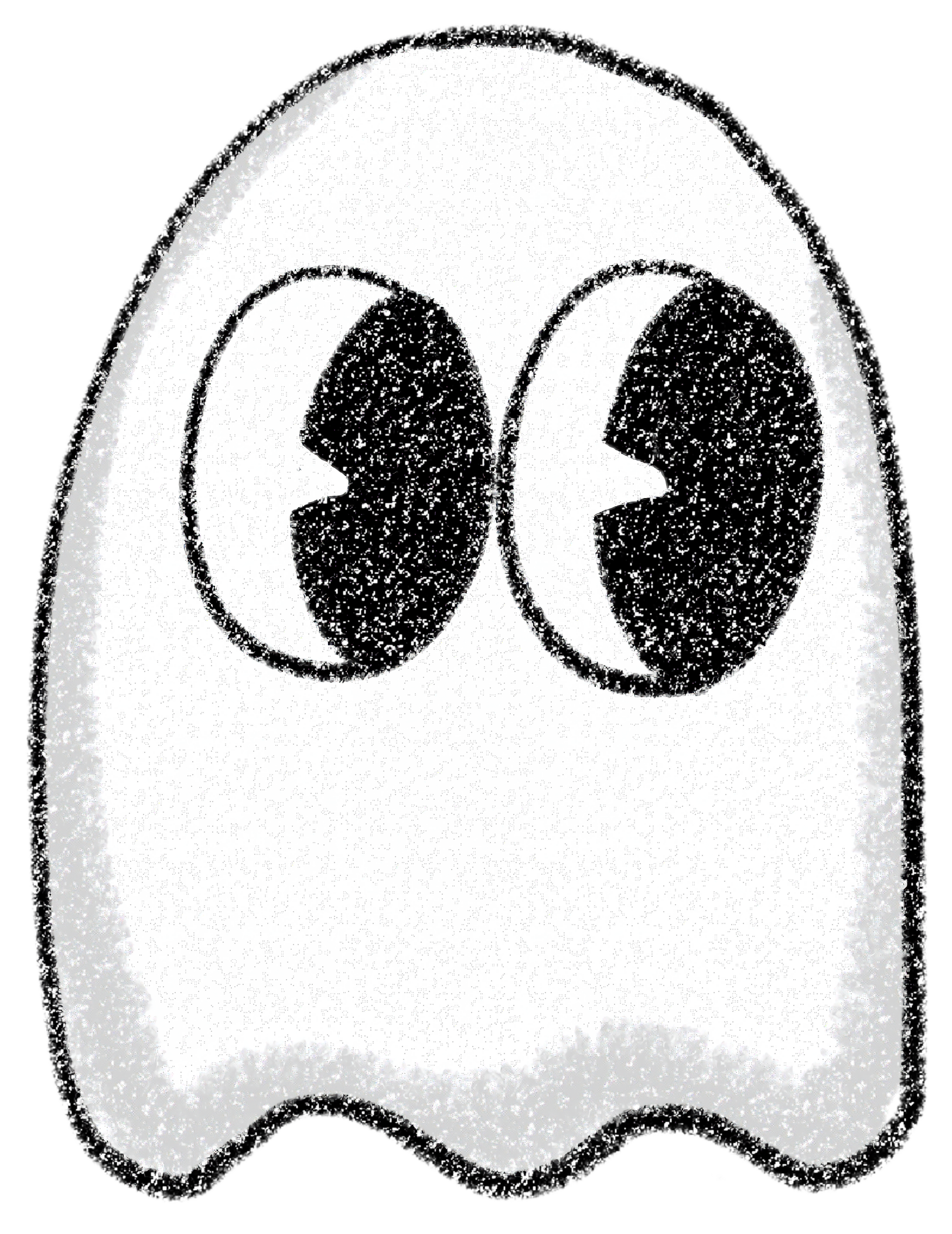 A floating ghost