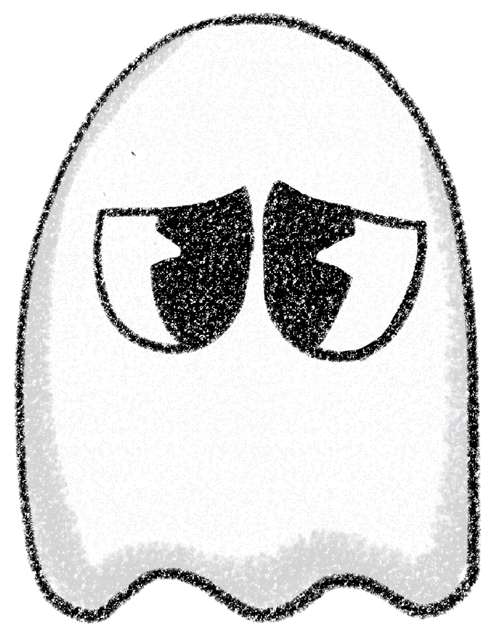 A floating ghost