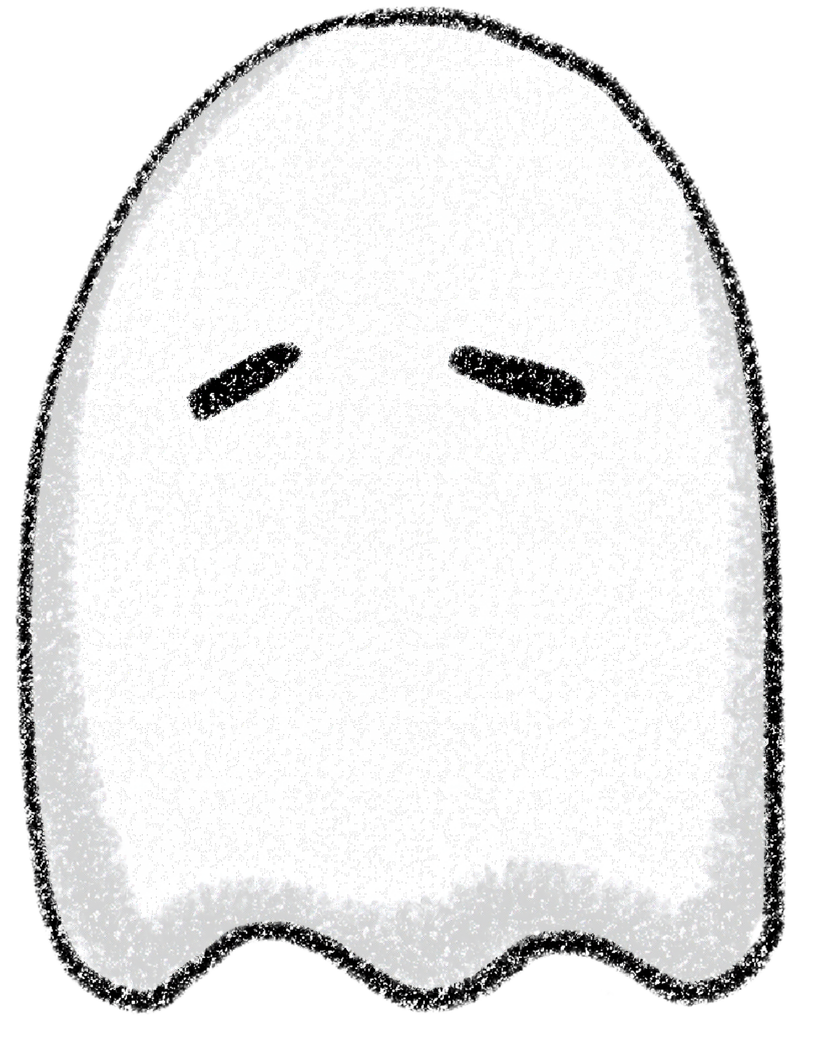 A floating ghost