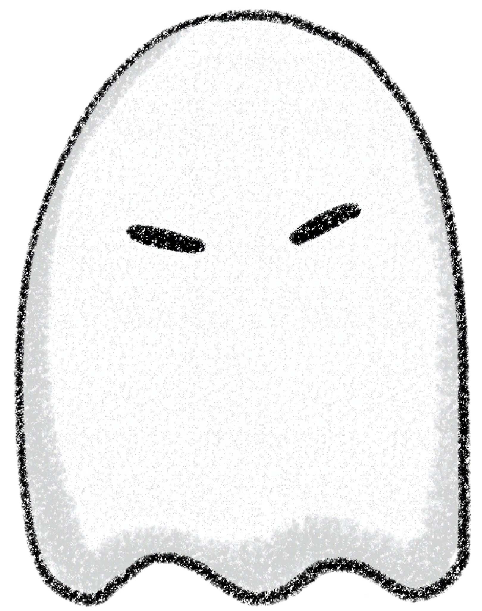 A floating ghost