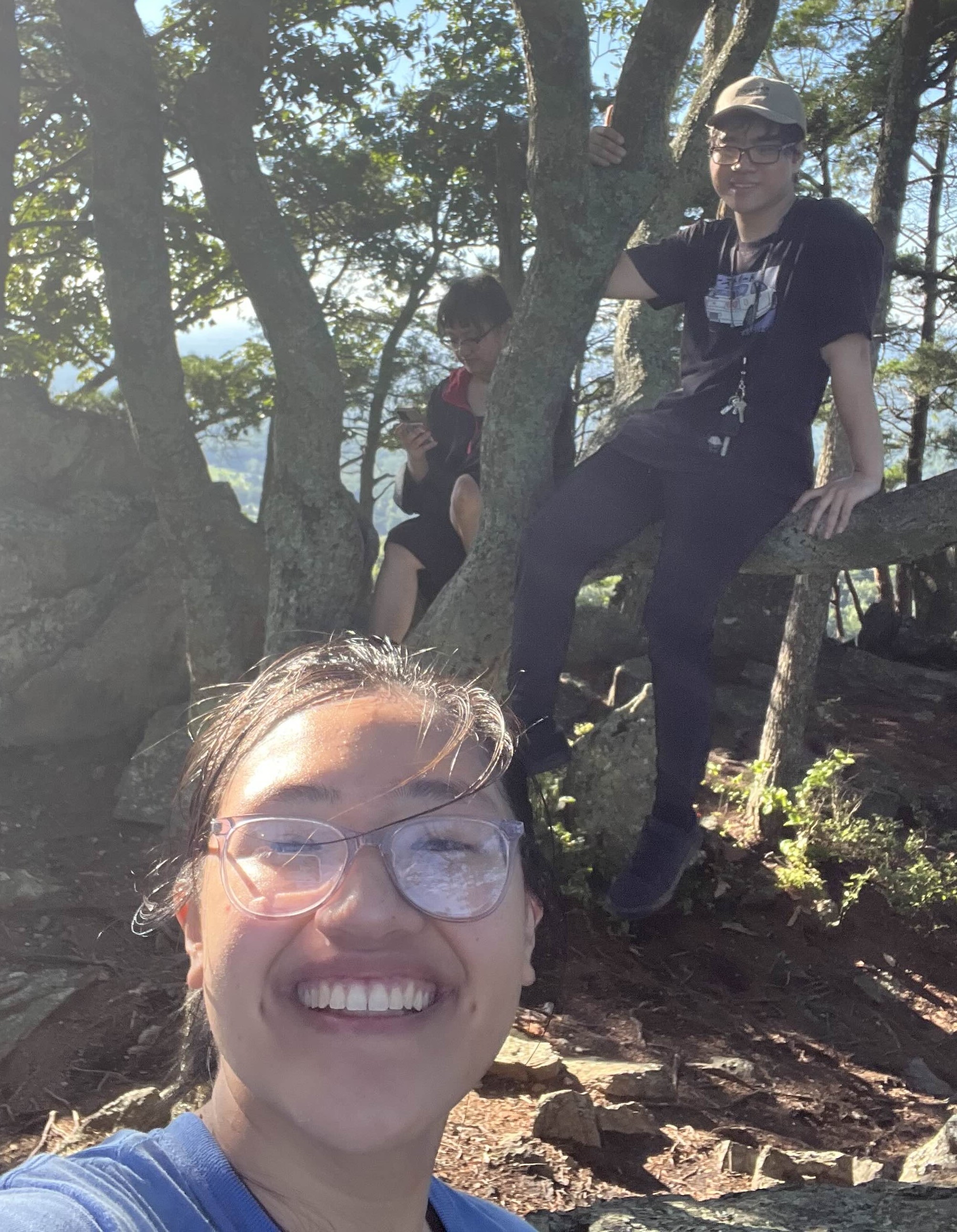 Friends after a hike
